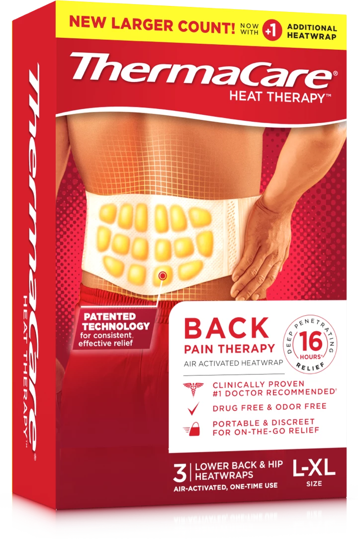 Back Pain Therapy up to 16 hours of pain relief - ThermaCare